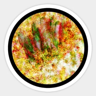 Pilgrimage (abstract digital painting) Sticker